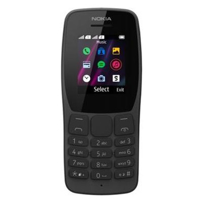 Мобільний телефон Nokia 110 DS Black (16NKLB01A07) фото №1