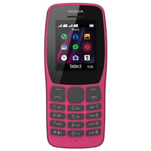 Мобільний телефон Nokia 110 DS Pink (16NKLP01A01) фото №2