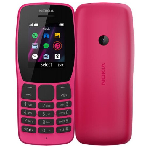 Мобільний телефон Nokia 110 DS Pink (16NKLP01A01) фото №1