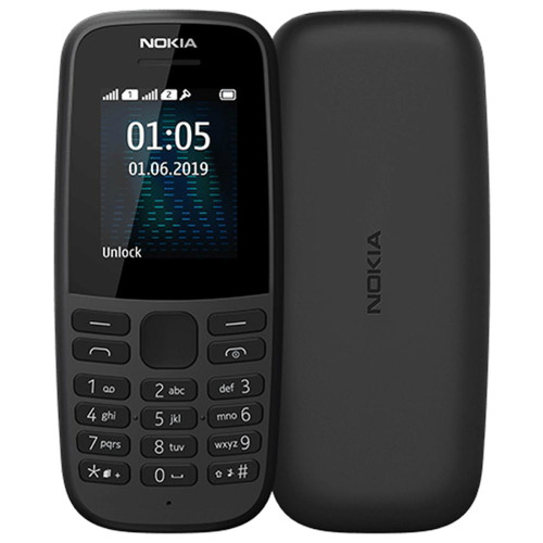 Мобільний телефон Nokia 105 SS 2019 Black (16KIGb01A13) *UA фото №1
