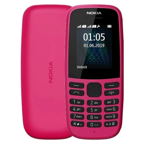 Мобільний телефон Nokia 105 DS 2019 Pink фото №1