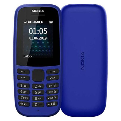 Мобільний телефон Nokia 105 SS 2019 Blue фото №1