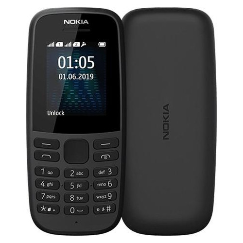 Мобільний телефон Nokia 105 2019 Dual Sim Black фото №1