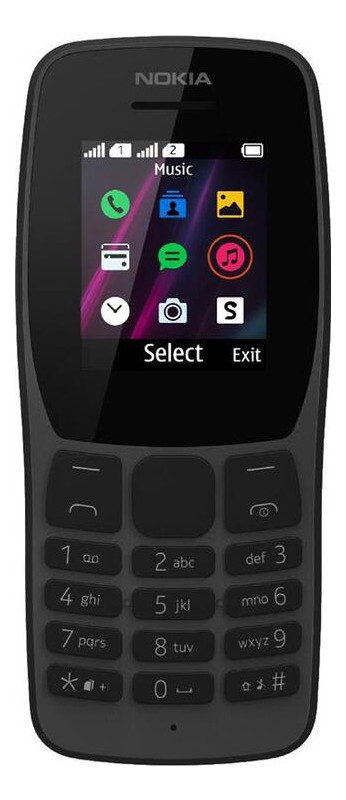 Мобільний телефон Nokia 110 2019 Dual Sim Black фото №2