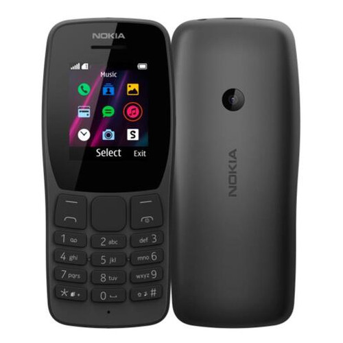 Мобільний телефон Nokia 110 2019 Dual Sim Black фото №1