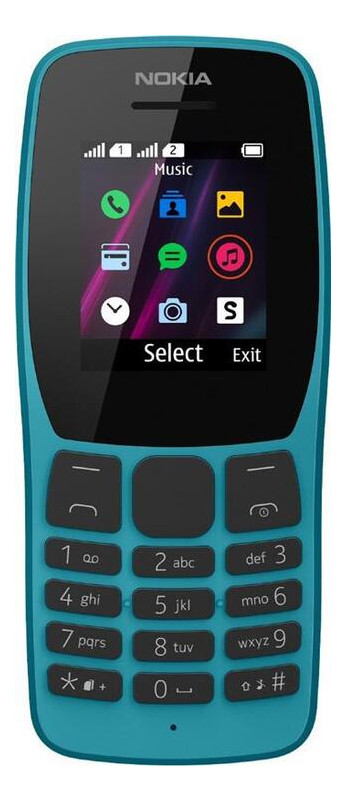 Мобільний телефон Nokia 110 2019 Dual Sim Blue фото №2