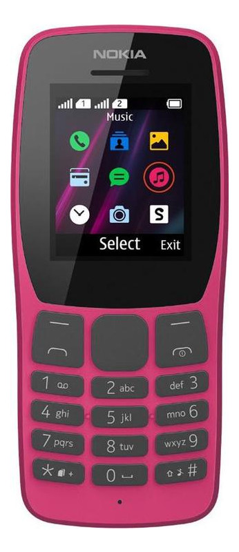 Мобільний телефон Nokia 110 2019 Dual Sim Pink фото №2