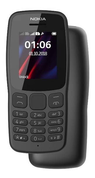 Мобильный телефон Nokia 106 New 2018 Dual Sim Grey фото №1