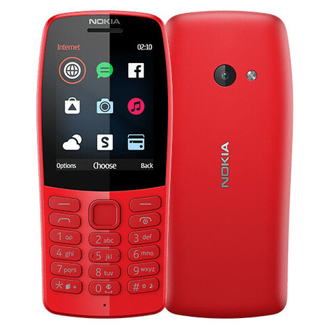 Мобільний телефон Nokia 210 Dual Sim 2019 Red фото №1