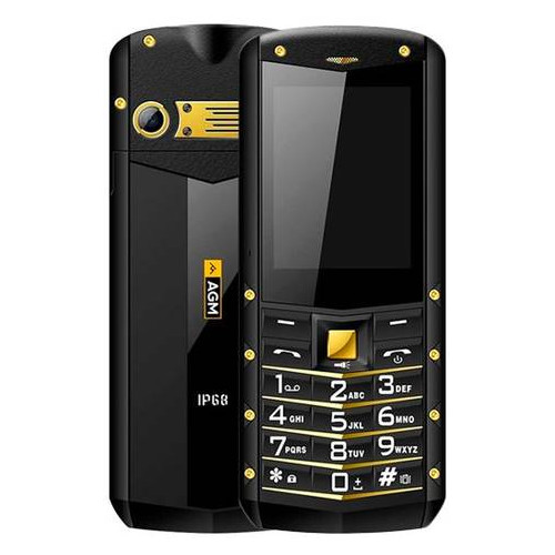 Мобільний телефон AGM M2 Black/Gold фото №1