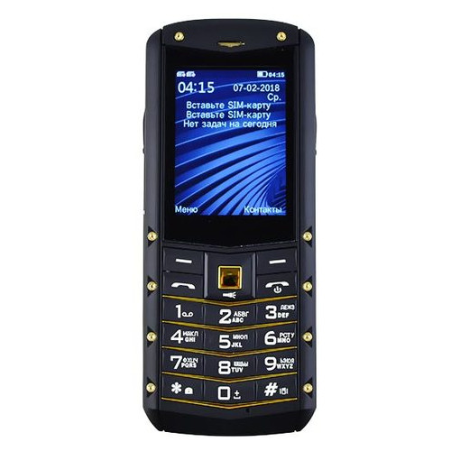 Мобільний телефон AGM M2 Black/Gold фото №3