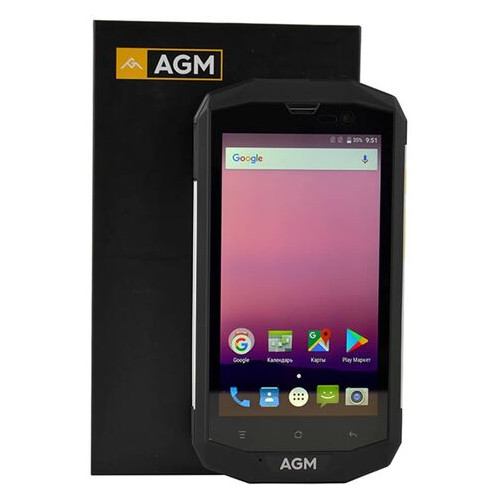 Смартфон AGM A8 4/64Gb Black фото №2