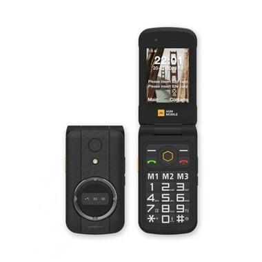 Мобільний телефон AGM M8 Flip Black фото №1