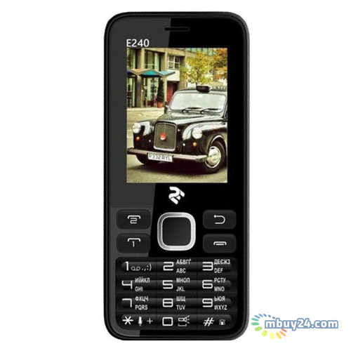 Мобільний телефон 2E E240 Dual Sim Black фото №1