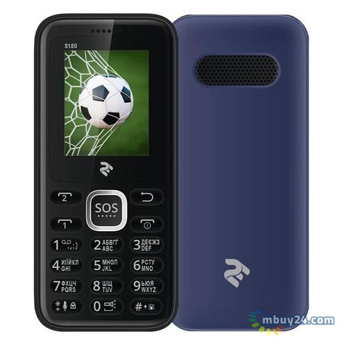 Мобільний телефон 2E S180 Blue (680051628653) фото №1