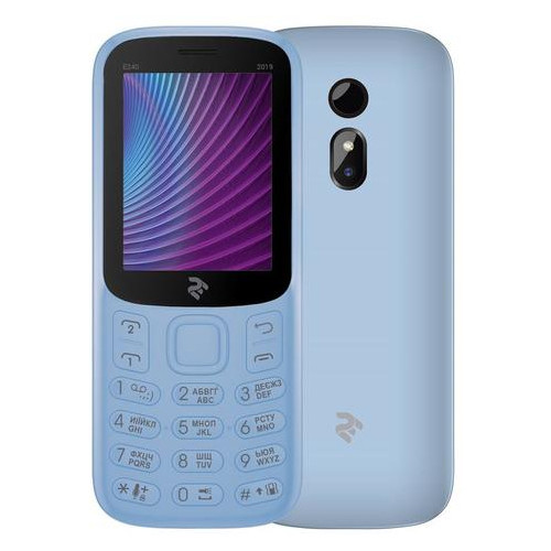 Мобільний телефон 2E E240 2019 Dual Sim City Blue (680576170002) фото №1