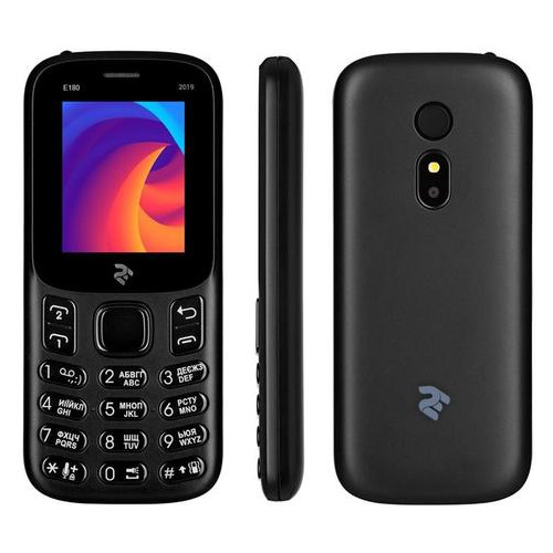 Мобільний телефон 2E E180 2019 DualSim Black (680576170033) фото №1