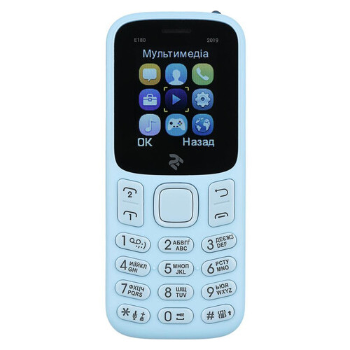 Мобільний телефон 2E E180 2019 DUALSIM City Blue фото №1