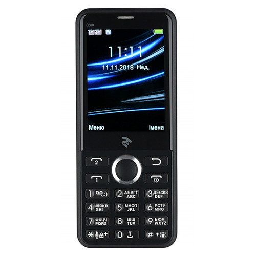 Мобільний телефон 2E E280 2018 DualSim Black (920557) фото №4