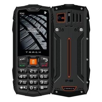 Мобільний телефон 2E R240 (2020) Track Black (680576170101) фото №1