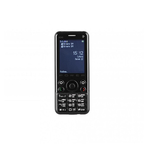 Мобільний телефон 2E E240 Power Black фото №4