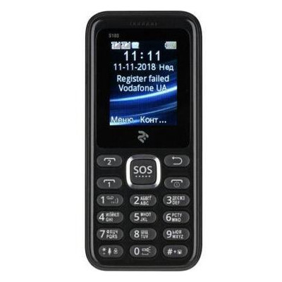 Мобильный телефон 2E S180 Black (708744071118) *CN фото №1