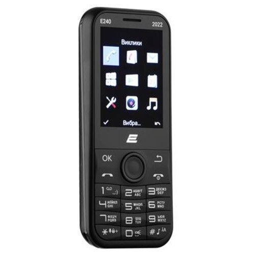 Мобільний телефон 2E E240 2022 2SIM Black (688130245159) фото №5