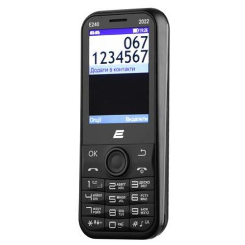 Мобільний телефон 2E E240 2022 2SIM Black (688130245159) фото №6