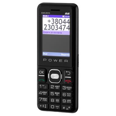 Мобільний телефон 2E E240 2023 2.4 Black (688130251068) фото №3