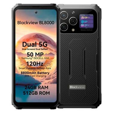 Смартфон Blackview BL8000 12/512GB Black NFC  фото №1