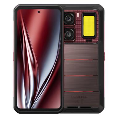 Смартфон OUKITEL WP300 12/512GB Black-Red (6941749808561) фото №1