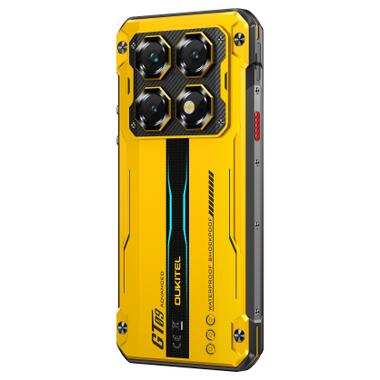 Смартфон OUKITEL WP60 12/512GB Yellow (6941749843579) фото №6