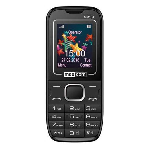 Мобільний телефон Maxcom MM134 Black фото №1