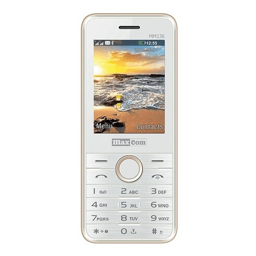 Мобільний телефон Maxcom MM136 White-Gold фото №1