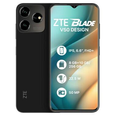 Смартфон ZTE Blade V50 Design 8/256GB Black фото №1