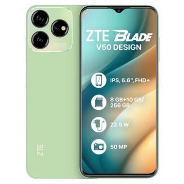 Смартфон ZTE Blade V50 Design 8/256GB Green фото №1