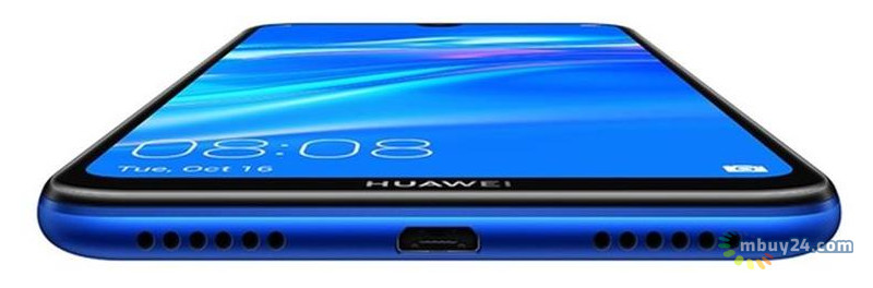 Смартфон Huawei Y7 2019 Dual Sim Aurora Blue фото №5