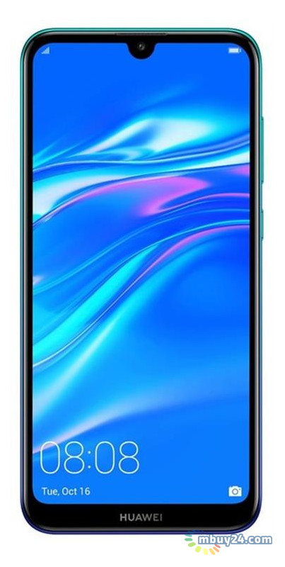 Смартфон Huawei Y7 2019 Dual Sim Aurora Blue фото №1