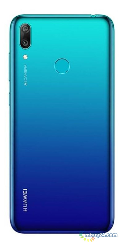 Смартфон Huawei Y7 2019 Dual Sim Aurora Blue фото №2