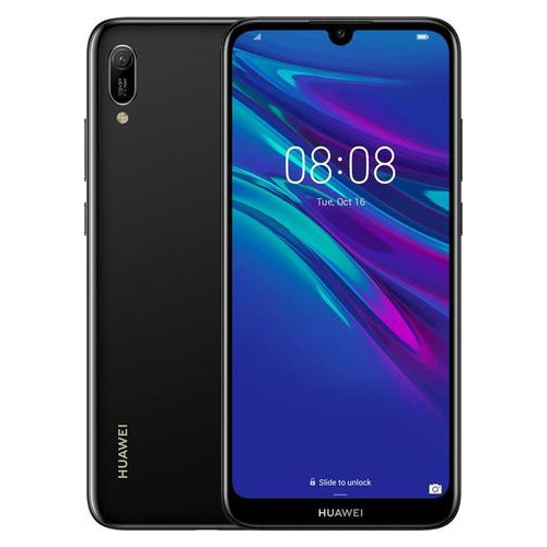 Смартфон Huawei Y6 2019 Dual Sim Midnight Black фото №1