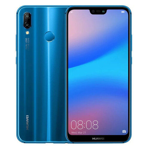 Смартфон Huawei P20 Lite Nova 3e 128gb Blue Refurbished фото №1