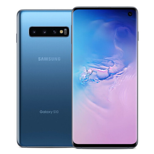 Смартфон Samsung Galaxy S10 SM-G973 DS 128GB Prism Blue (SM-G973FZBD) фото №1