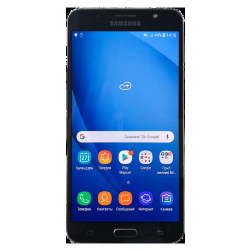 Смартфон Samsung Galaxy J7 2016 Duos 2/16Gb Black Refurbished Grade C (SM-J710F) фото №1