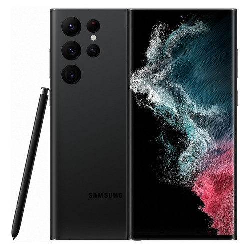 Смартфон Samsung Galaxy S22 Ultra 12/256Gb Phantom Black (SM-S908BZKGSEK)