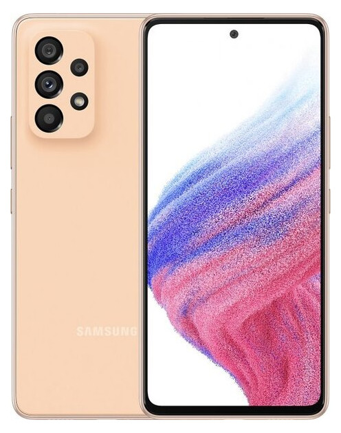 Смартфон Samsung Galaxy A53 5G 8/256Gb Orange (SM-A536EZOHSEK)