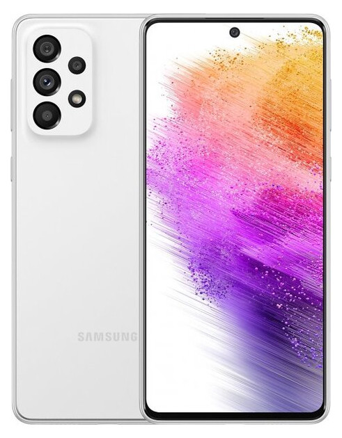 Смартфон Samsung Galaxy A73 5G 8/256Gb White (SM-A736BZWHSEK) фото №1