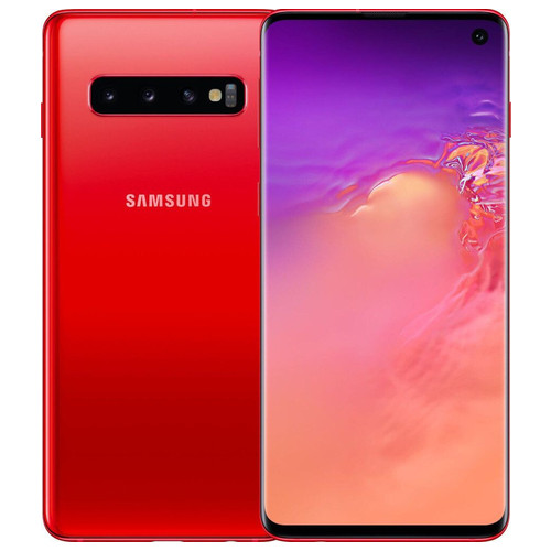 Смартфон Samsung Galaxy S10 128Gb SM-G973U 1SIM Cardinal Red *US фото №1