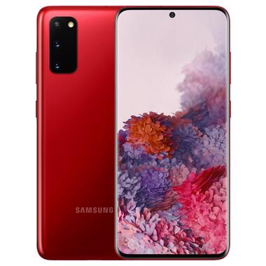 Смартфон Samsung Galaxy S20 5G 12/128Gb Duos Aura Red SM-G981B/DS *CN фото №1