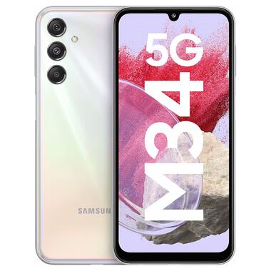Смартфон Samsung Galaxy M34 5G 8/128Gb Silver SM-M346B фото №1