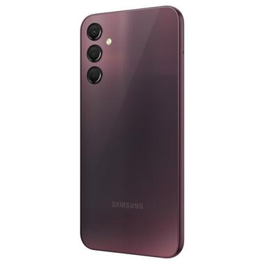 Смартфон Samsung Galaxy A24 6/­128GB dark red UA фото №7